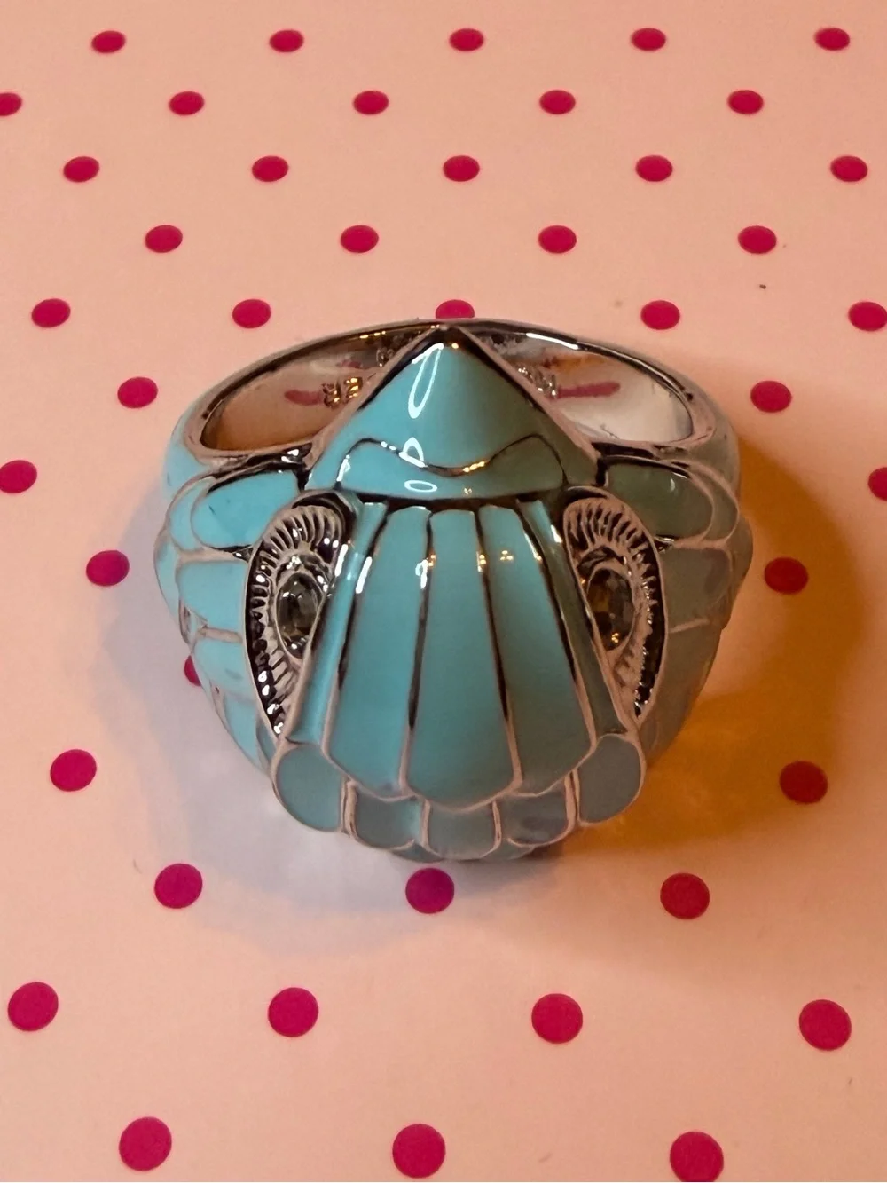 Kurt Geiger Blue Eagle Ring size 9